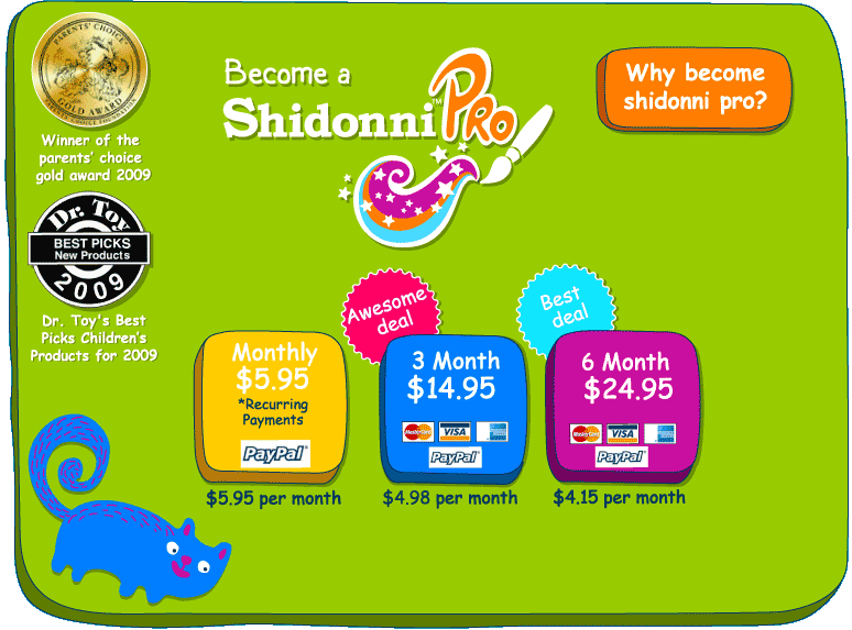 subscribe for shidonni pro