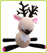 Shidonni - one of a kind, soft toys, plush, pets drawings become soft toys, you draw and we make it a doll - deer