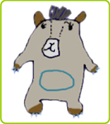 Shidonni - one of a kind, soft toys, plush, pets drawings become soft toys, you draw and we make it a doll - hamster 